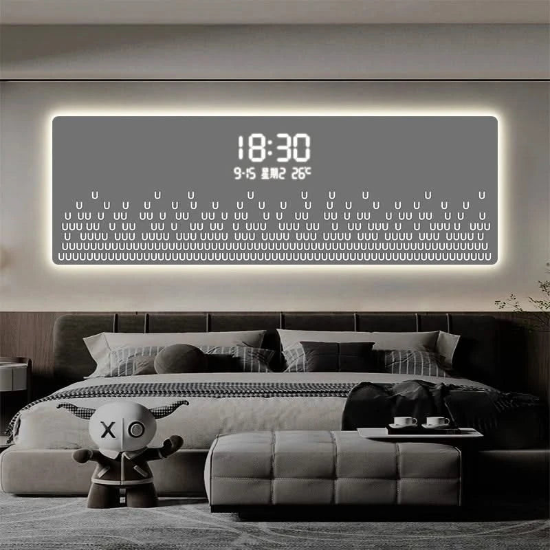 Equalizer Digital LED Wall Clock-ChandeliersDecor.com