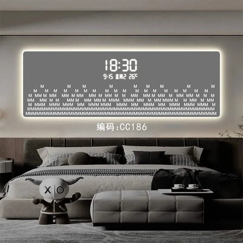 Equalizer Digital LED Wall Clock-ChandeliersDecor.com