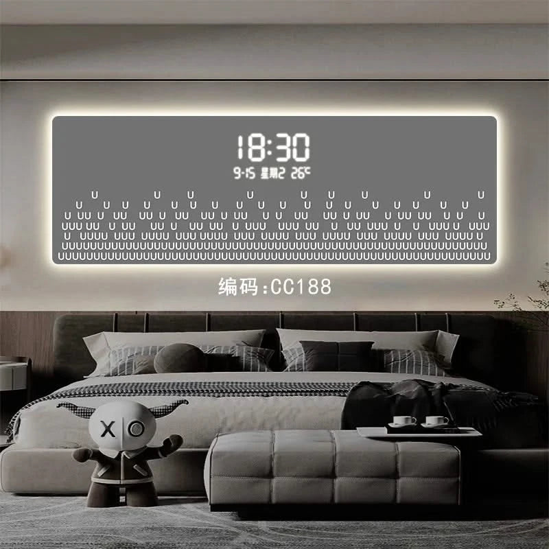 Equalizer Digital LED Wall Clock-ChandeliersDecor.com