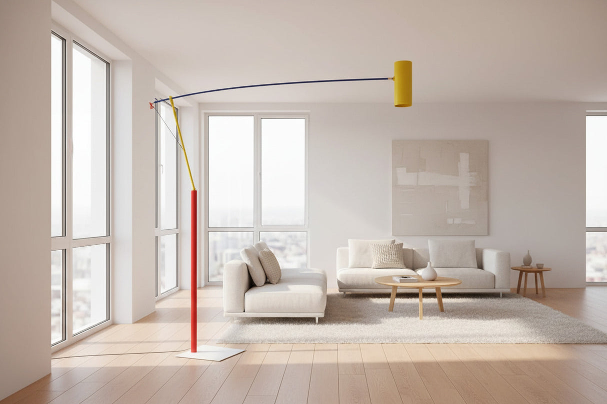 Ettorino BIG Catellani & Smith Floor Lamp - Long Arm Lamp-ChandeliersDecor.com