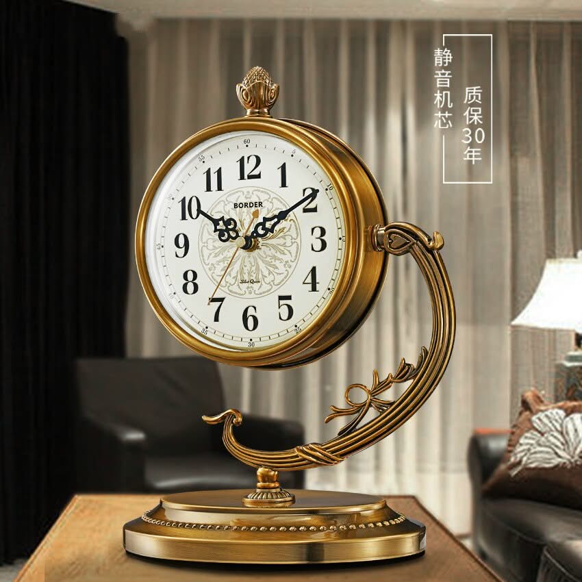 ChandeliersDecor.com-Wall Clocks-European Style Antique Table Clock