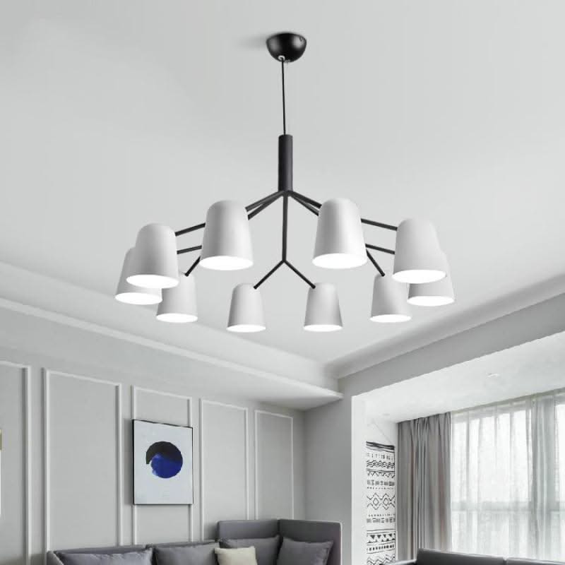 Everly White Chandelier - Illuminate Your Space-ChandeliersDecor.com