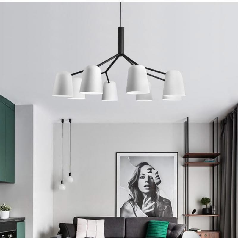 Everly White Chandelier - Illuminate Your Space-ChandeliersDecor.com