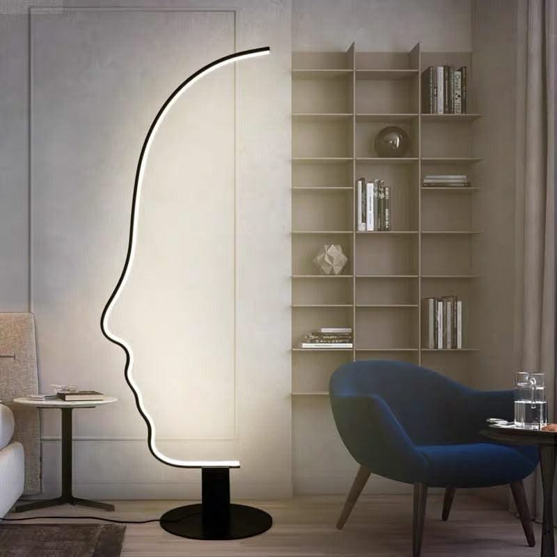 ChandeliersDecor.com-Floor Lamp-Face Arch Lamp - Illuminate Your Space with Style