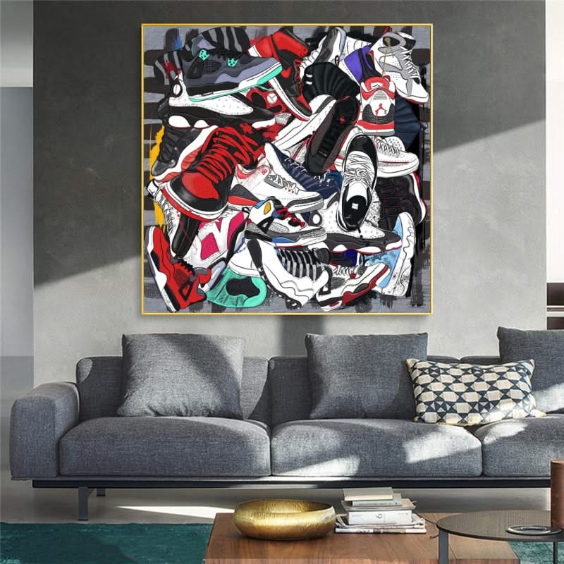 Fashion Sneaker Canvas Wall Art-ChandeliersDecor.com