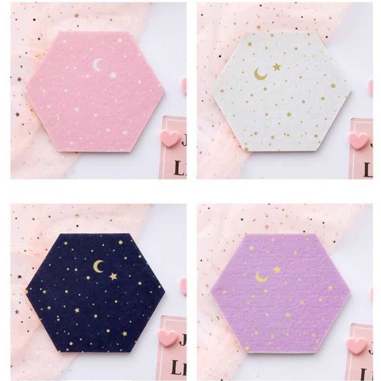 ChandeliersDecor.com-Padded Walls-Felt Hexagon 3D Wall Stickers | Letter Message Board