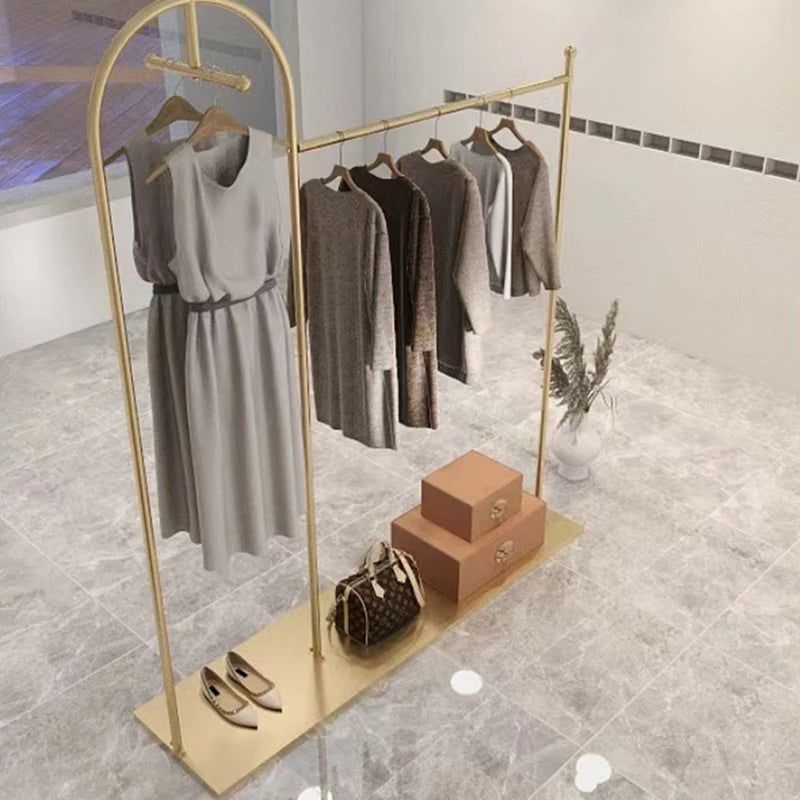 Floor Standing Metal Coat Rack Organiser-ChandeliersDecor.com