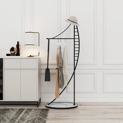 Floor Standing Spiral Storage Entrance Coat Rack-ChandeliersDecor.com
