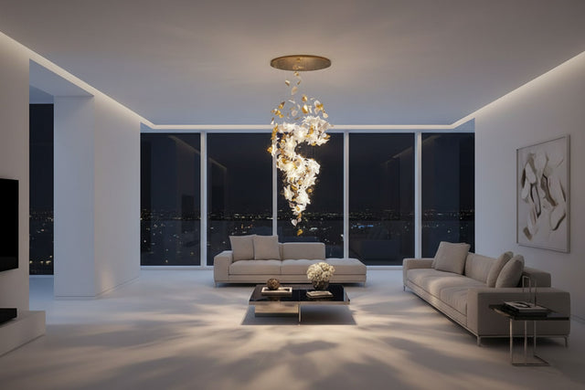 Flower Ceiling LED Chandelier - Elegant Focal Point-ChandeliersDecor.com