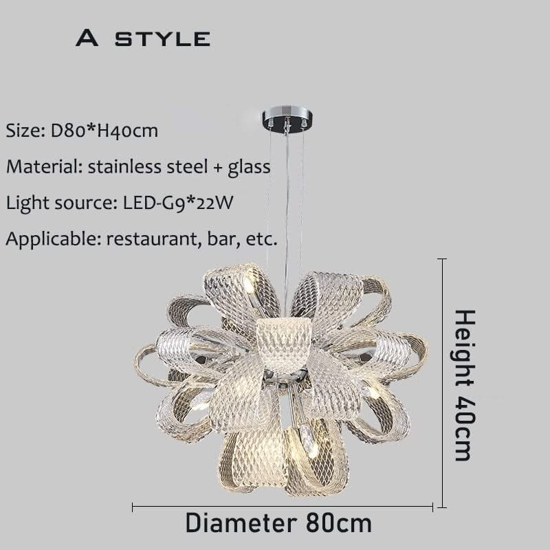 Flower Crystal LED Lighting - Crystal Chandelier-ChandeliersDecor.com