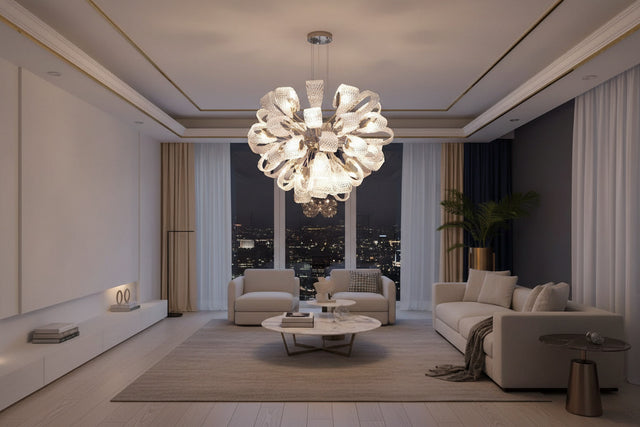 Flower Crystal LED Lighting - Crystal Chandelier-ChandeliersDecor.com