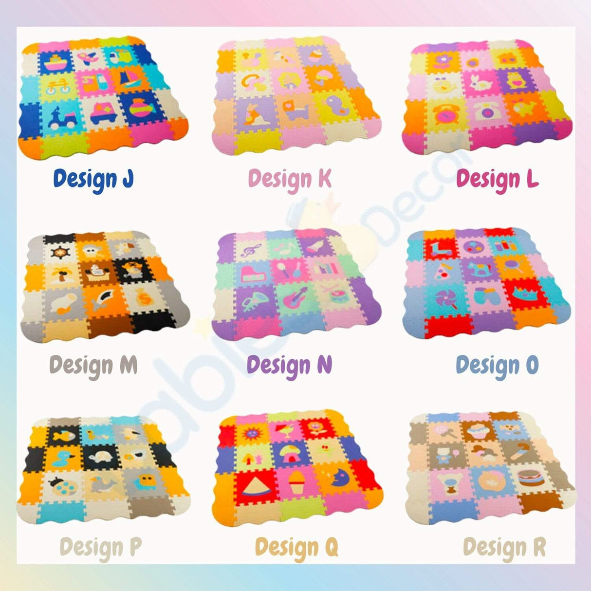 ChandeliersDecor.com-Play Mats-Foam Play Mat for Kids Nursery – Durable & Safe