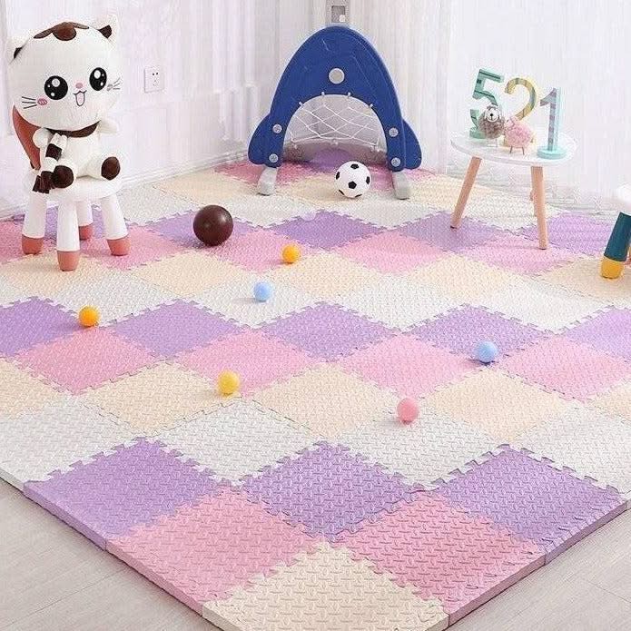 ChandeliersDecor.com-Play Mats-Foam Play Mat | Tummy Time Mat | Baby Crawling Mat