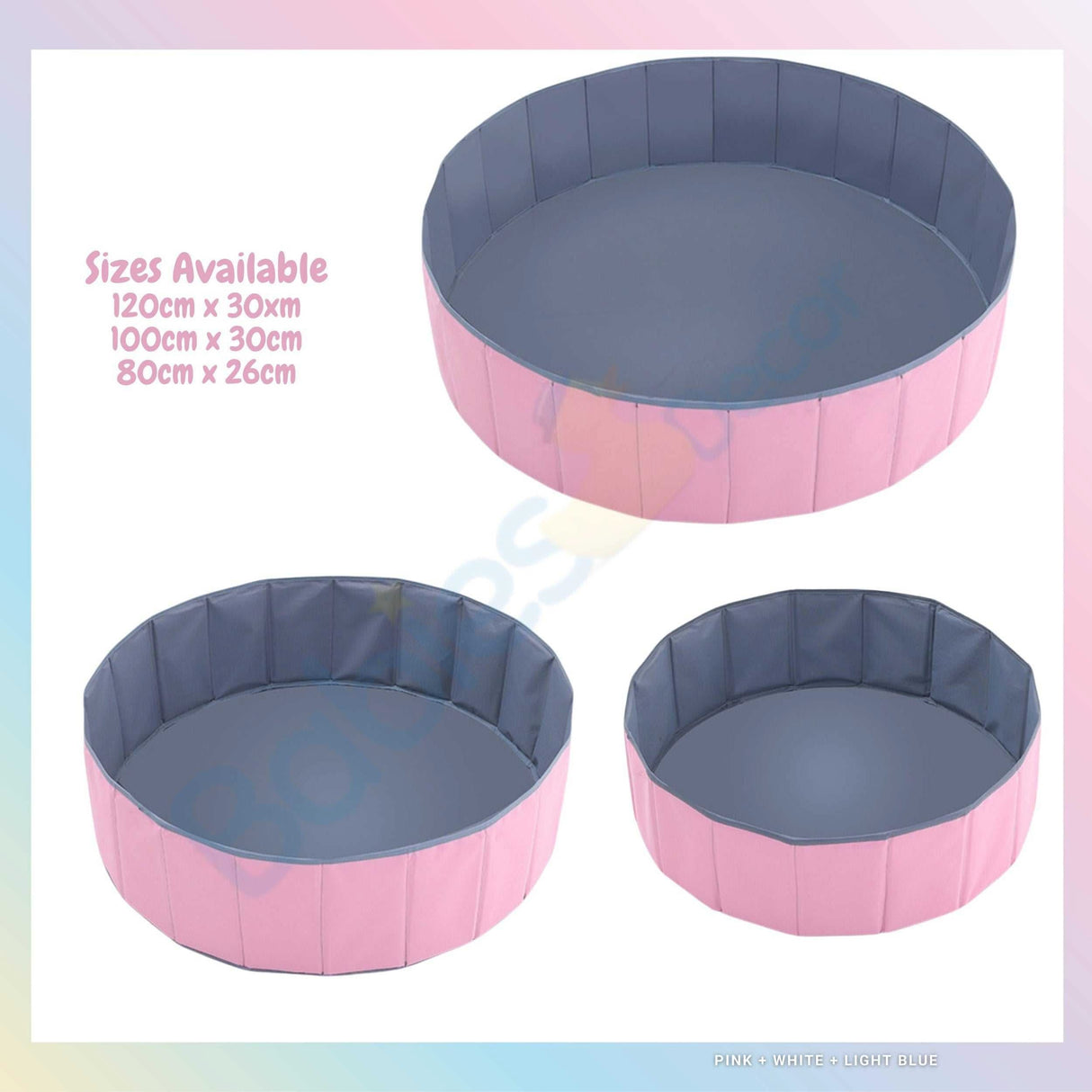 ChandeliersDecor.com-Playpen and Ball Pits-Foldable Dry Pool Infant Ball Pit for Kids | Kids Ball Pit For Babies