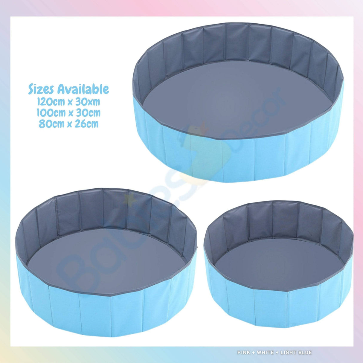 ChandeliersDecor.com-Playpen and Ball Pits-Foldable Dry Pool Infant Ball Pit for Kids | Kids Ball Pit For Babies