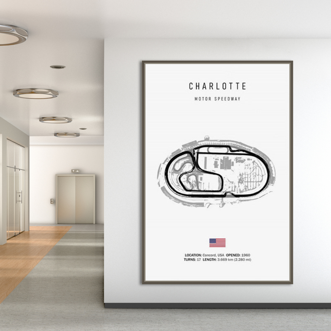 ChandeliersDecor.com-Racing Wall Art-Formula 1 Racing Track Poster: Official Merchandise
