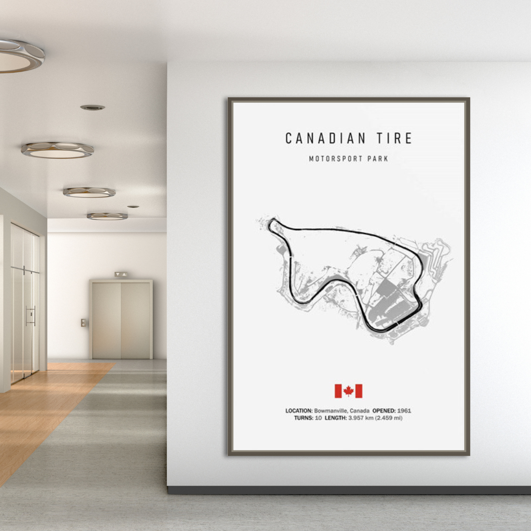 ChandeliersDecor.com-Racing Wall Art-Formula 1 Racing Track Poster: Official Merchandise