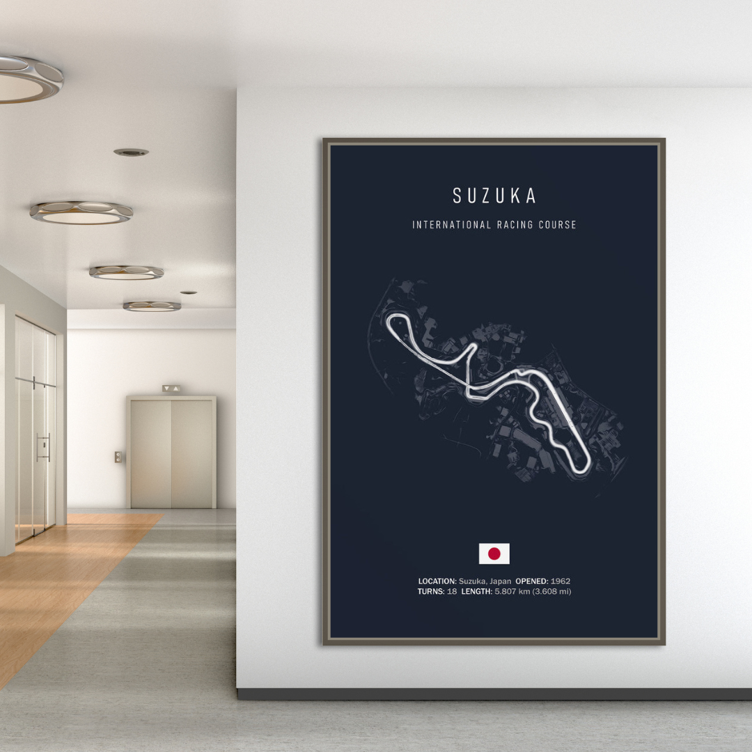 Formula 1 Racing Track Poster: Rev Up Your Walls-ChandeliersDecor.com
