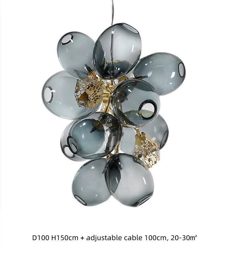 ChandeliersDecor.com-Chandeliers-Foyer Lustre Glass Balls Chandelier - Exquisite Lighting