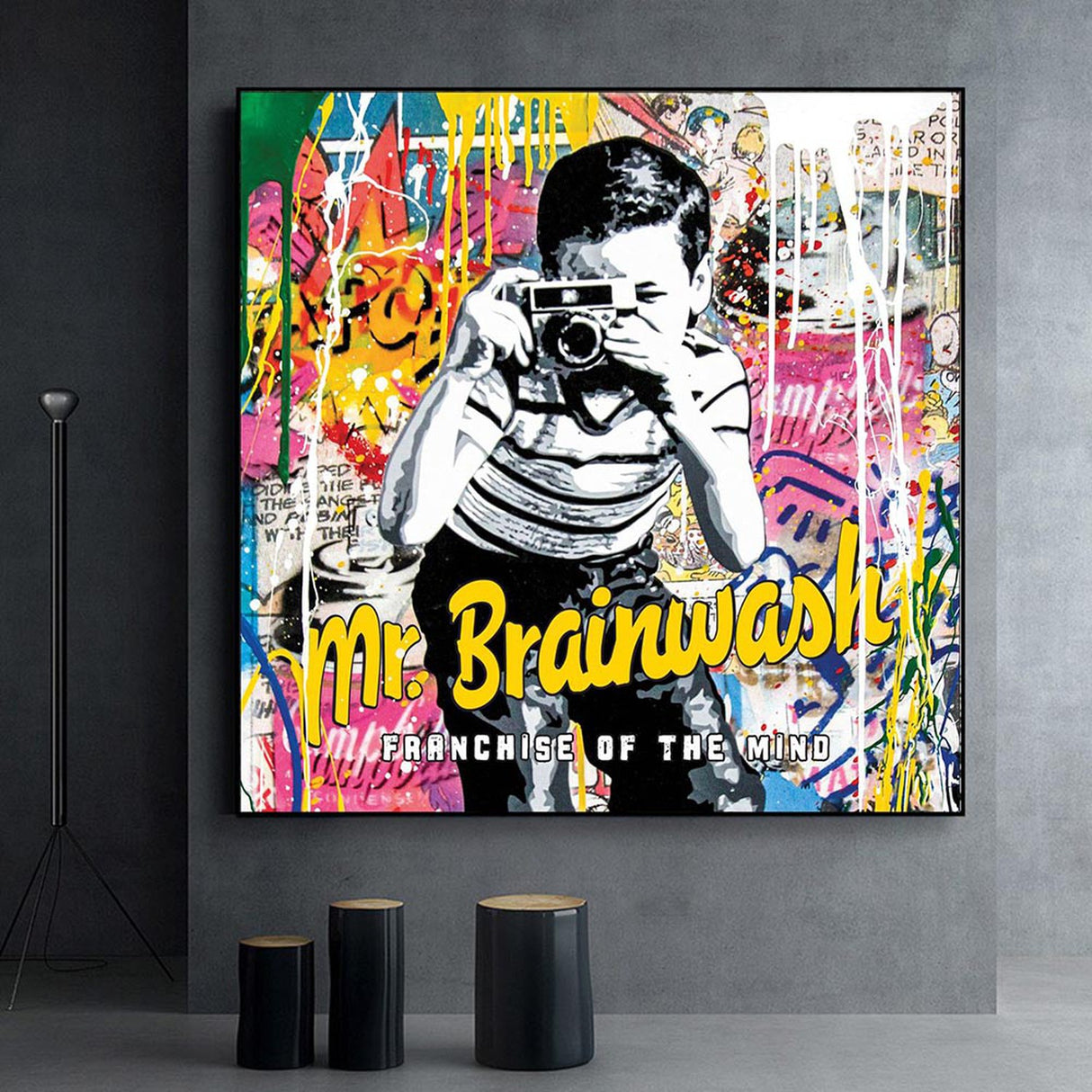 ChandeliersDecor.com-Wall Posters-Franchise of the mind: Mr Brainwash Wall Art