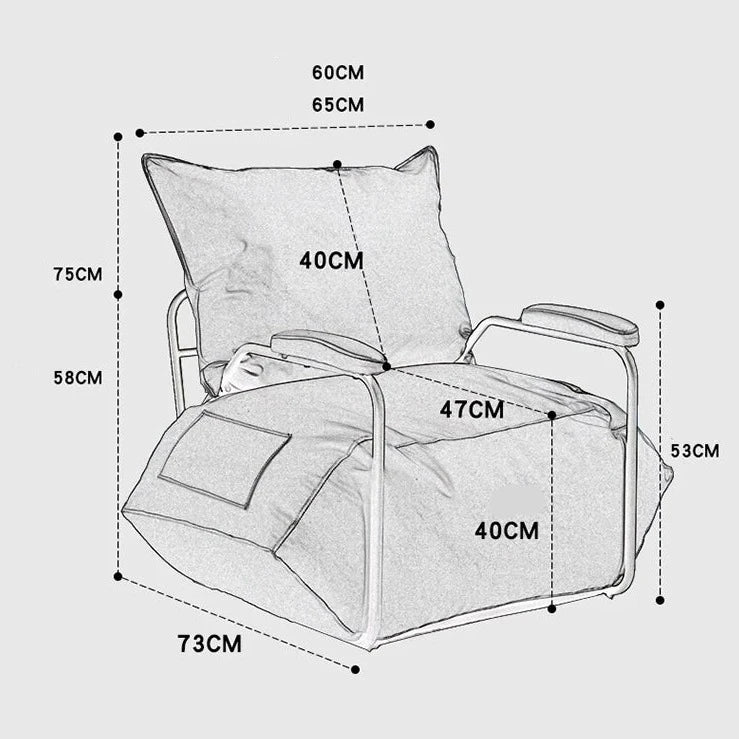 ChandeliersDecor.com-Sofa Chairs and Stools-Funda Single Leather Sofa Chair Set