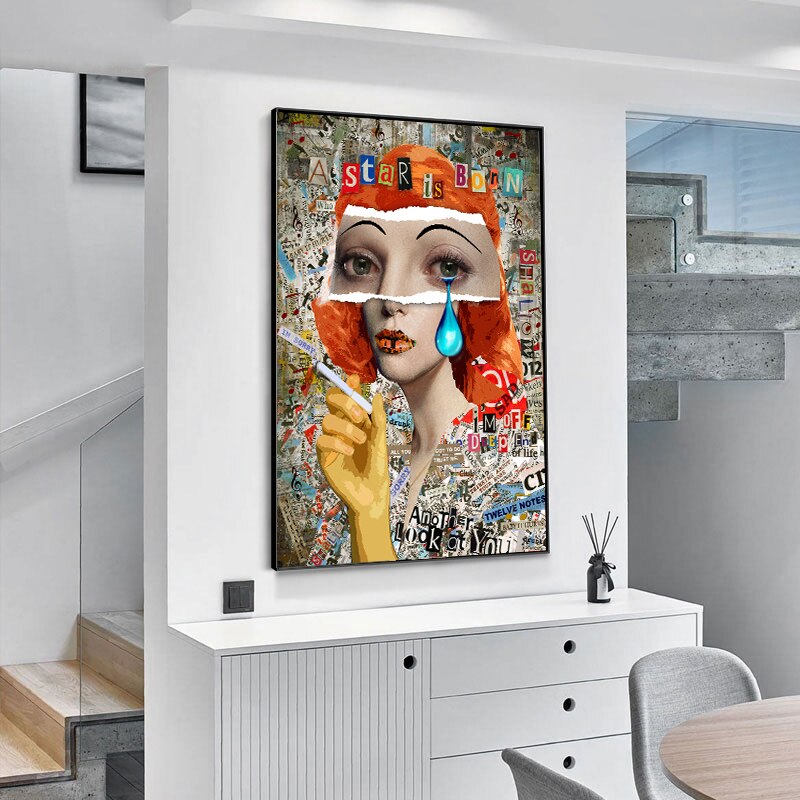 ChandeliersDecor.com-Wall Posters-Funny Art A Star is Born Canvas Wall Art