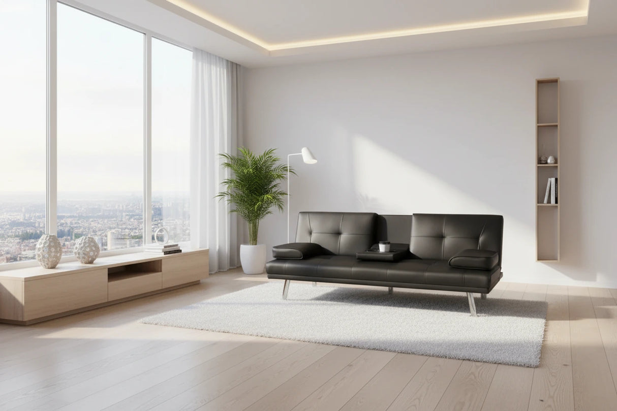 Futon Convertible Sofa Bed Sleeper Couch-ChandeliersDecor.com