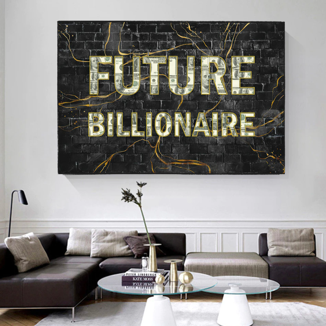 Future Billionaire Canvas Wall Art-ChandeliersDecor.com