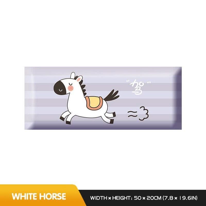 ChandeliersDecor.com-Padded Walls-Galloping Jungle Zebras Kids Wall Padded Safety Cushions