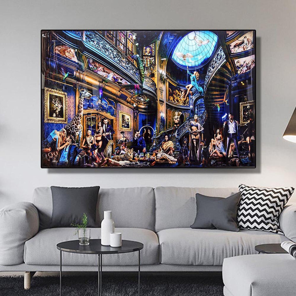 ChandeliersDecor.com-Wall Posters-Gentlemans Club Canvas Wall Art