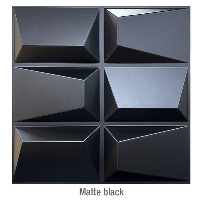 ChandeliersDecor.com-Wall Panels-Geometric 3D Wall Panel - Diamond Carved Design - 50x50cm