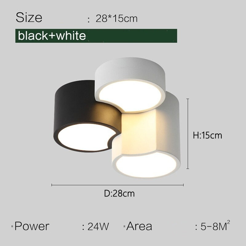 ChandeliersDecor.com-Pendant Lights-Geometric Ceiling Light for Bedroom