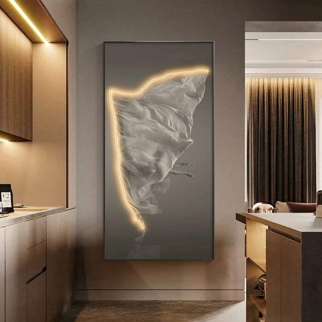 Girl Dance Art LED Wall Lamp for Interior Decoration-ChandeliersDecor.com