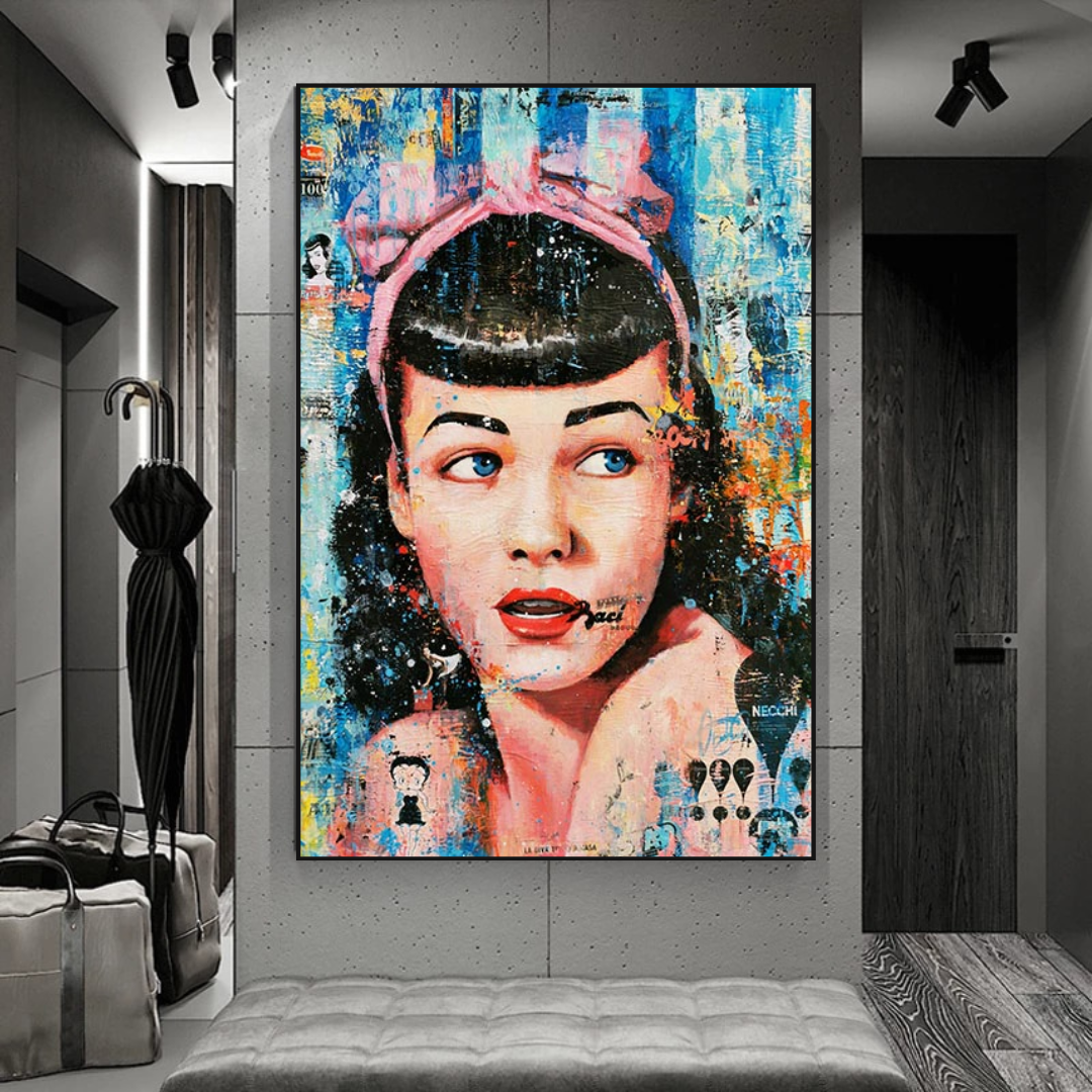 ChandeliersDecor.com-Wall Posters-Girl Fashion Wall Art Canvas
