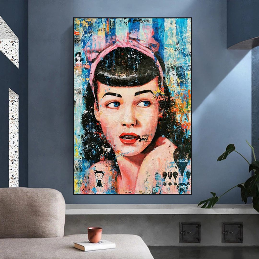 ChandeliersDecor.com-Wall Posters-Girl Fashion Wall Art Canvas
