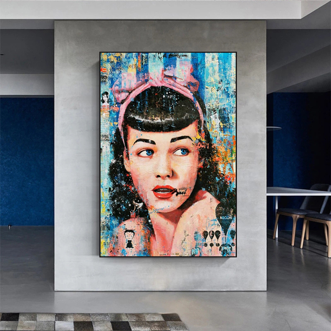 ChandeliersDecor.com-Wall Posters-Girl Fashion Wall Art Canvas