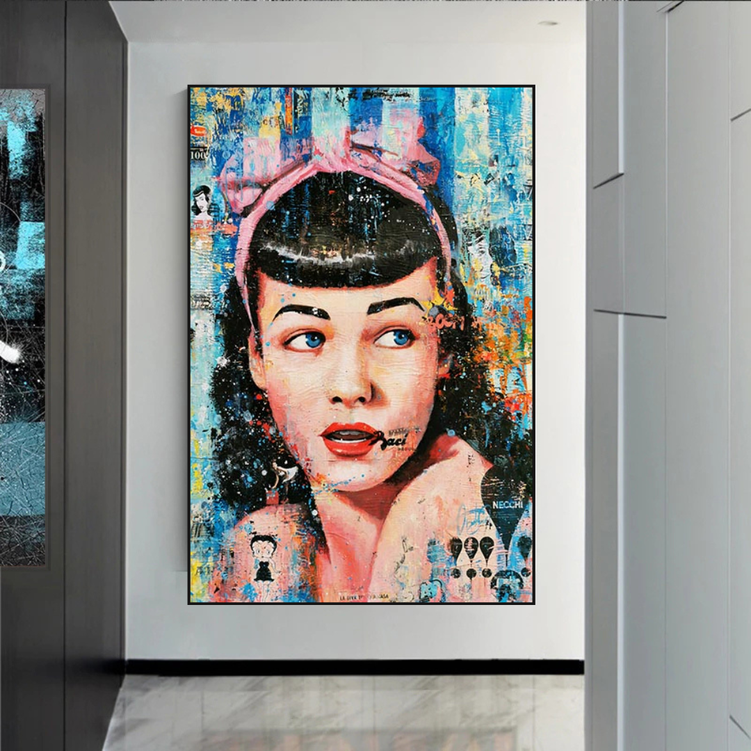 ChandeliersDecor.com-Wall Posters-Girl Fashion Wall Art Canvas