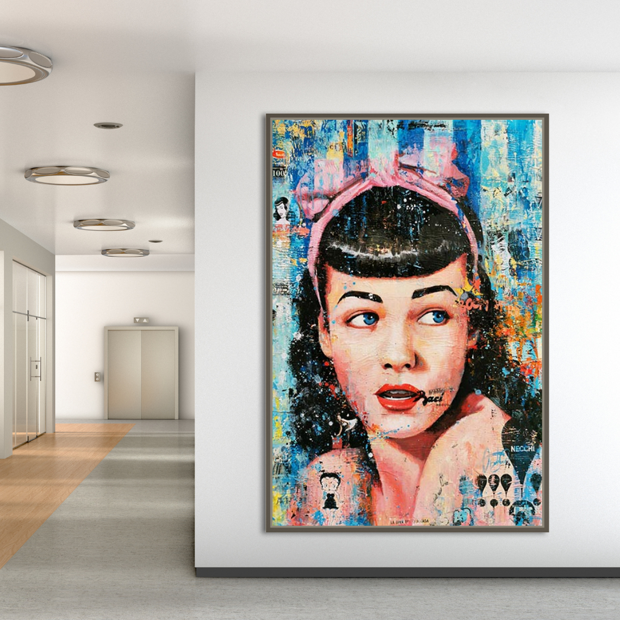 ChandeliersDecor.com-Wall Posters-Girl Fashion Wall Art Canvas