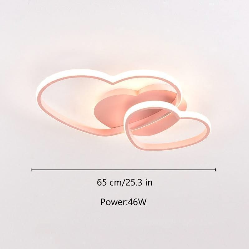 ChandeliersDecor.com-Kids Room Nursery Lighting-Girls Love Hearts Ceiling Light | Kids Room Decor Lights