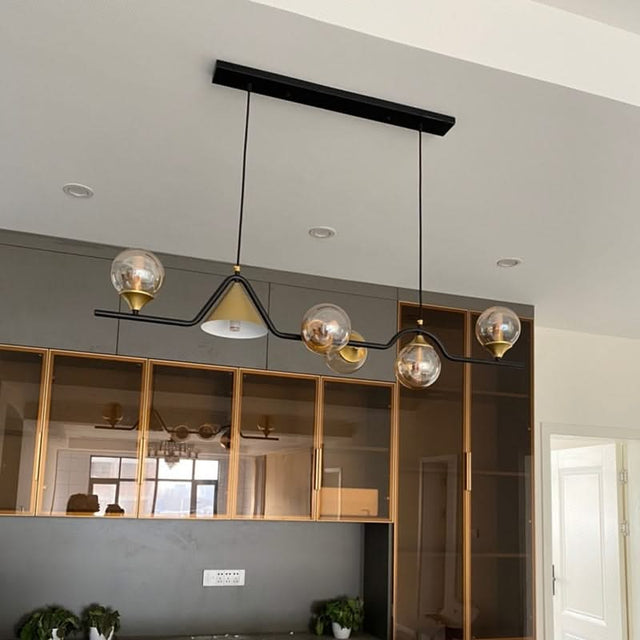 Glass Ball Chandelier: Elegant Lighting for Kitchen-ChandeliersDecor.com