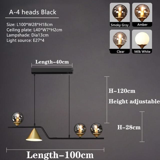 Glass Ball Chandelier: Elegant Lighting for Kitchen-ChandeliersDecor.com