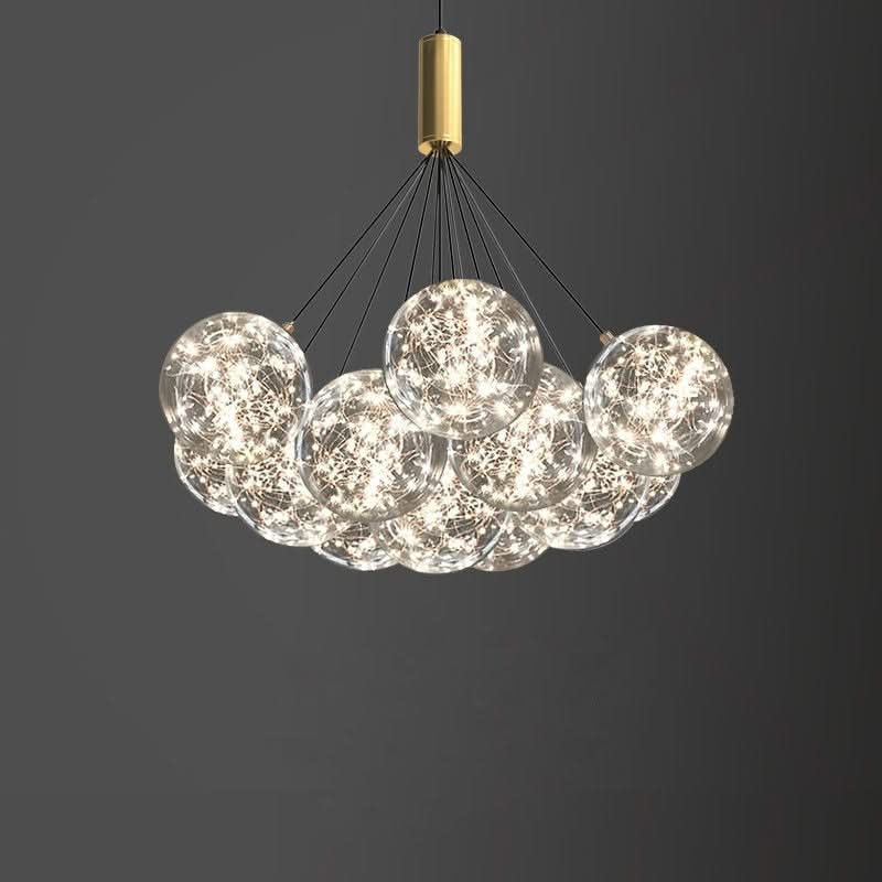 Glass Ball Chandeliers for Living Room and Dining-ChandeliersDecor.com
