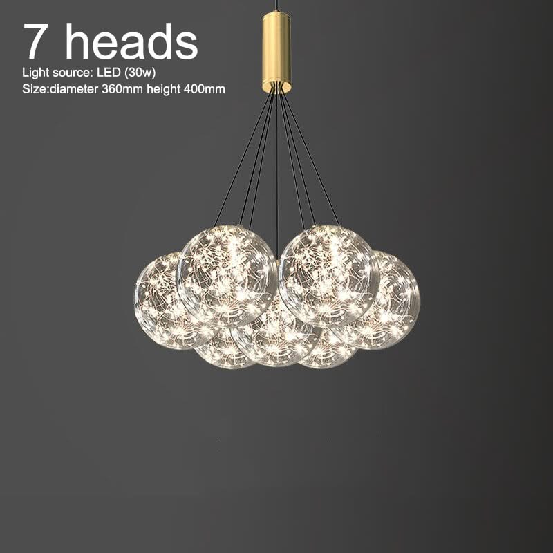 Glass Ball Chandeliers for Living Room and Dining-ChandeliersDecor.com