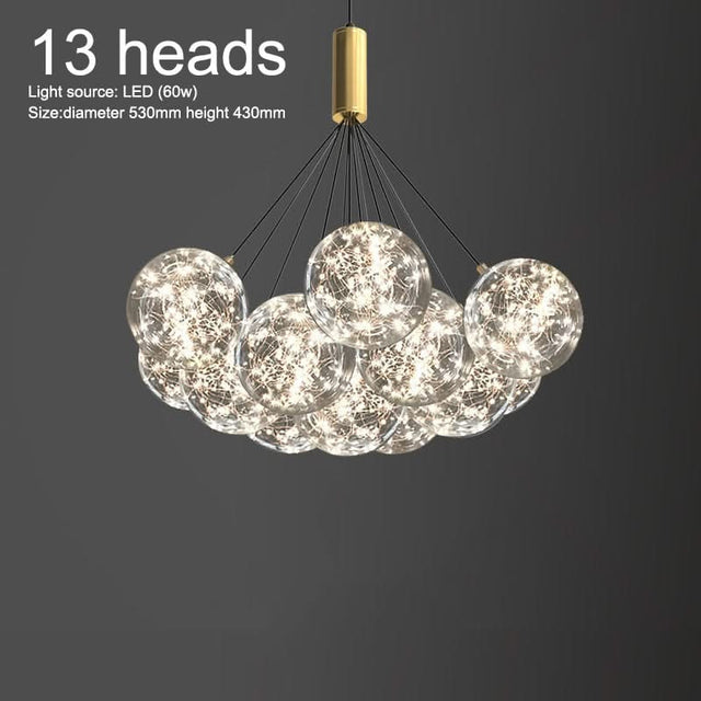 Glass Ball Chandeliers for Living Room and Dining-ChandeliersDecor.com