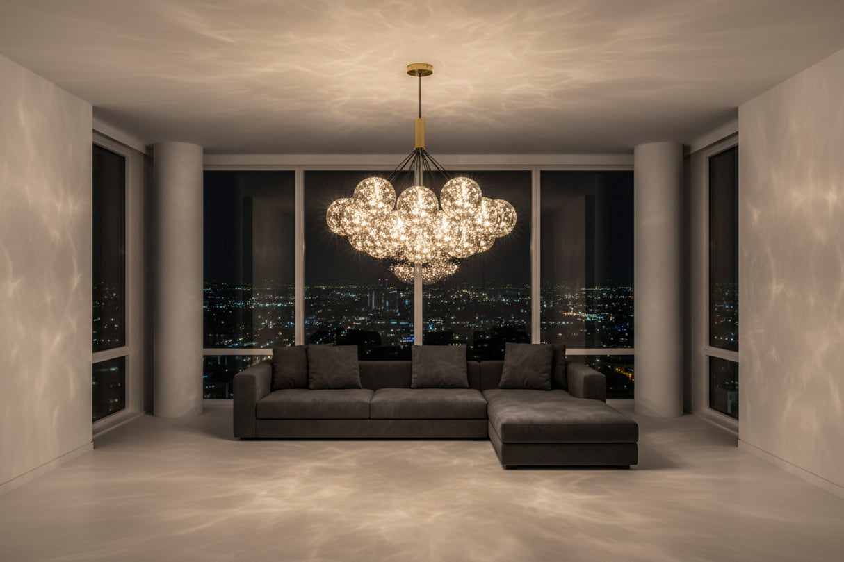 Glass Ball Chandeliers for Living Room and Dining-ChandeliersDecor.com