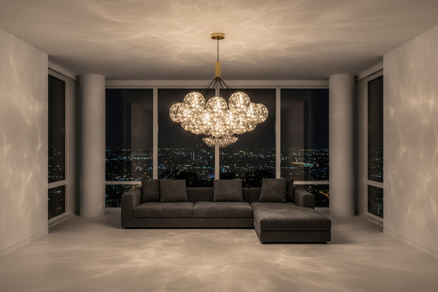 Glass Ball Chandeliers for Living Room and Dining-ChandeliersDecor.com