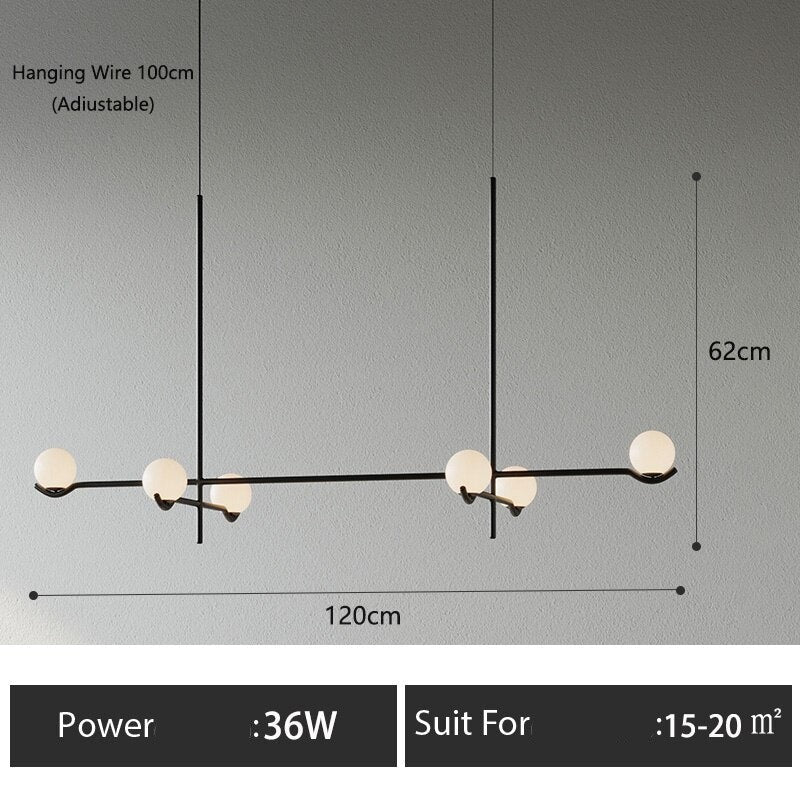 ChandeliersDecor.com-Pendant Lights-Glass Ball Hanging Light: Stylish Lighting Solution