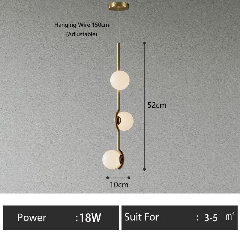 ChandeliersDecor.com-Pendant Lights-Glass Ball Hanging Light: Stylish Lighting Solution