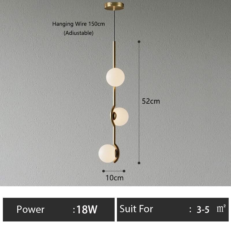 ChandeliersDecor.com-Pendant Lights-Glass Ball Hanging Light: Stylish Lighting Solution
