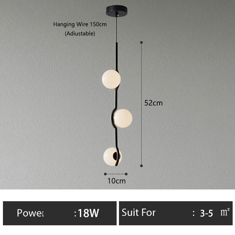 ChandeliersDecor.com-Pendant Lights-Glass Ball Hanging Light: Stylish Lighting Solution